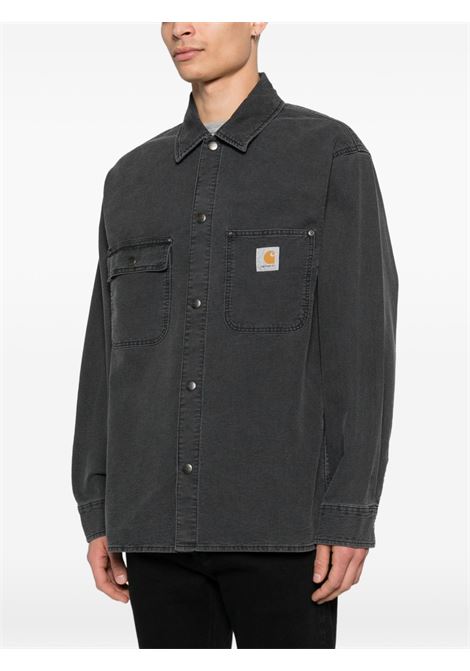 giacca camicia parrish uomo grigia CARHARTT WIP | I0364853IY.06